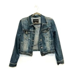 Maurices Medium Wash Denim Jacket